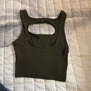 Lululemon Olive Green Sleeveless Women's Top